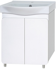 Misty Тумба под раковину Чегет 65 белая – фотография-1